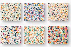 Colorful Terrazzo Tumbler Wrap, 20oz Skinny Tumbler Wrap Product Image 2
