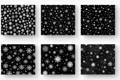 Black &amp; White Snowflakes Tumbler Wrap, 20oz Skinny Tumbler W Product Image 2