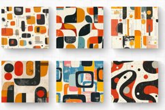 Abstract Mid Century Tumbler Wrap, 20oz Skinny Tumbler Wrap Product Image 2