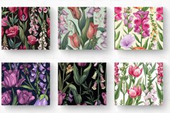 Tulip and Foxglove Tumbler Wrap, 20oz Skinny Tumbler Wraps Product Image 2