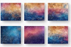 Ombre Glitter Celestial Tumbler Wrap, 20oz Skinny Tumbler Wr Product Image 2