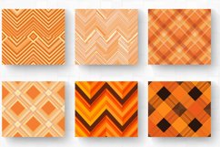 Orange Plaid Tumbler Wrap, 20oz Skinny Tumbler Wraps Product Image 2