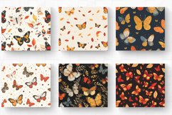 Fall Cute Butterflies Tumbler Wrap, 20oz Skinny Tumbler Wrap Product Image 2