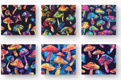 Tie-Dye Mushroom Tumbler Wrap, 20oz Skinny Tumbler Wraps Product Image 2