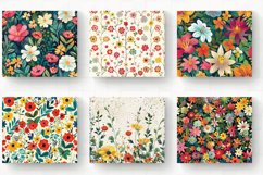 Festive Flowers Garden Tumbler Wrap, 20oz Skinny Tumbler Wra Product Image 2