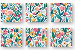 Spring Flower Tumbler Wrap, 20oz Skinny Tumbler Wraps Product Image 2