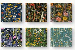 Meadow Flowers Tumbler Wrap, 20oz Skinny Tumbler Wraps Product Image 2