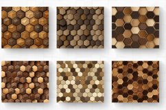 Brown Hexagons Tumbler Wrap, 20oz Skinny Tumbler Wraps Product Image 2