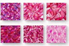 Pink Stained Glass Tumbler Wrap, 20oz Skinny Tumbler Wrap Product Image 2