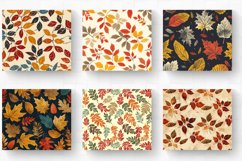 Retro Fall Leaves Tumbler Wrap, 20oz Skinny Tumbler Wrap Product Image 2