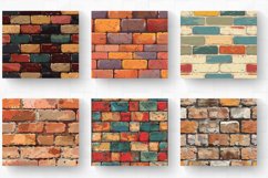 Bricks Printable Tumbler Wrap, 20oz Skinny Tumbler Wrap Product Image 2