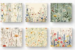 Cottage core Wildflowers Tumbler Wrap, 20oz Skinny Tumbler W Product Image 2