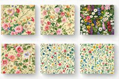 English Floral Garden Tumbler Wrap, 20oz Skinny Tumbler Wrap Product Image 2