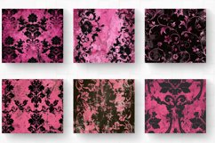 Floral Grunge Vintage Pink Goth Tumbler Wrap, 20oz Skinny Tu Product Image 2
