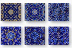 Lapis Lazuli Persian Tumbler Wrap, 20oz Skinny Tumbler Wraps Product Image 2