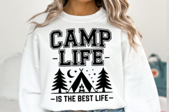 Camp Life svg | Svg Files for Cricut | Shirt Svg Product Image 1