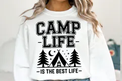 Camp Life svg | Svg Files for Cricut | Shirt Svg Product Image 1