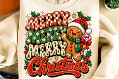 Merry Christmas PNG, Funny Christmas PNG, Christmas PNG Product Image 1
