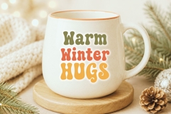 Groovy Mistletoe Font Duo | Retro Display Script Font Product Image 2