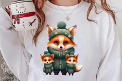 Christmas Family Animals Sublimation Clipart, Christmas PNG Product Image 2