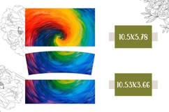 Colorful Swirl Tumbler Template, 40 Oz Tumbler Sublimation Product Image 2