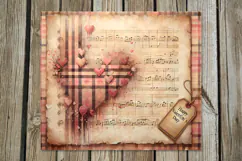 Vintage Music | 4 Love Skinny Tumbler Sublimation Designs Product Image 2