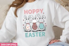 Hoppy Easter PNG, Retro Easter Sublimation PNG Product Image 2