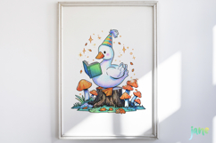 Pastel Witchy Goose Clipart Sublimation Product Image 5