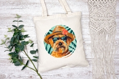 Cute Yorkshire Terrier Illustration, Yorkshire Terrier PNG Product Image 2