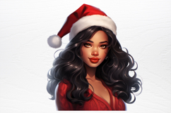 Christmas Fashion Girl Sublimation PNG Product Image 2