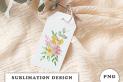 Watercolor Flowers Bouquet png Product Image 2