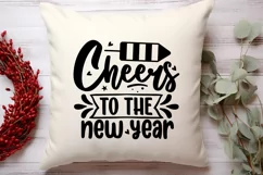 Cheers to the new year SVG, Happy New Year SVG Product Image 1
