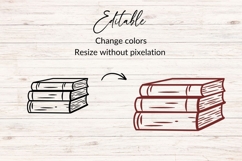 Stack Of Books SVG Product Image 2