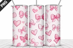 Lovely Hearts Tumbler Design | Valentine's Day Tumbler Wrap Product Image 3