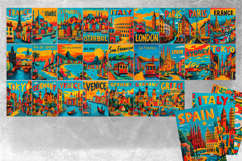 Luggage tag sublimation bundle Bag tag designs Travel tags Product Image 4