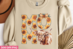 MOM PNG, Sunflower Mom Life Sublimation PNG Product Image 3