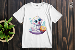 Cute Baby Cartoon Dessert Clipart Sublimation PNG Product Image 2