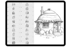 55 Procreate Hobbit Houses Stamp Brushes Product Image 5