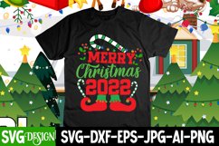 Merry Christmas 2022 SVG Cut File Product Image 1