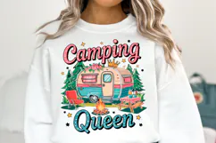 Camping Queen svg | Svg Files for Cricut | Shirt Svg Product Image 1