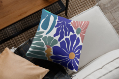 Modern Abstract Floral Collage Embroidery Design Product Image 2