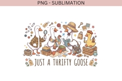Thrifty geese png design for T-shirts Product Image 2