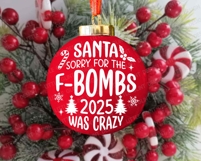 2025 Christmas Ornament SVG | Funny Christmas 2025 PNG Product Image 2