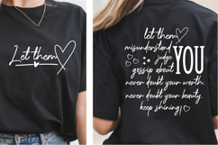Let them SVG | Inspirational | Front and Back SVG Product Image 2
