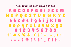 Positive Moody - Playful Bubble Font Product Image 2