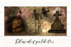 Gothic skull vintage design | Sublimation Mug design, JPG Product Image 2