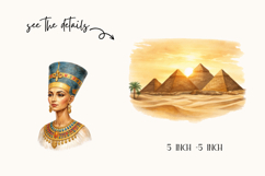 Ancient Egypt Watercolor Clipart Set Product Image 2