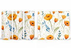 Flowers Tumbler Design. Sublimation Tumbler Flowers Product Image 2