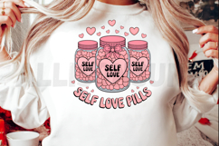Self Love Pills Sublimation PNG, Self Care Sublimation Product Image 2