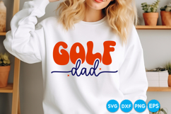 Golf Dad Quotes Fathers Day Svg Design, Dad SVG Product Image 2